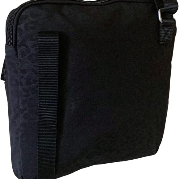 Canyon Bag Womens Black Cheetah Nylon Polyester Compact Crossbody - Picture 2 of 3